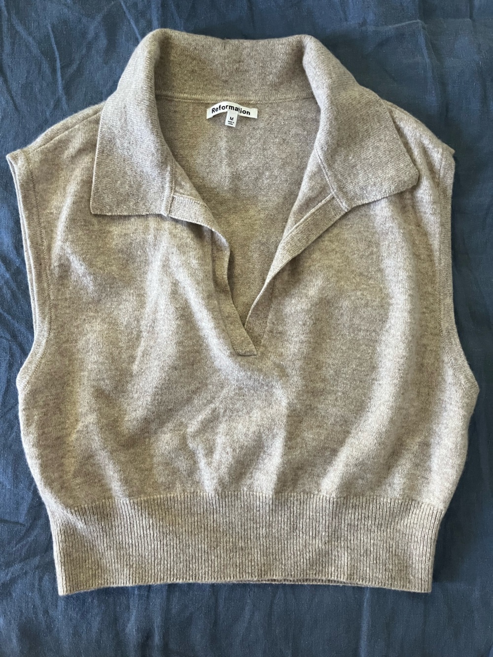 Reformation cashmere vest